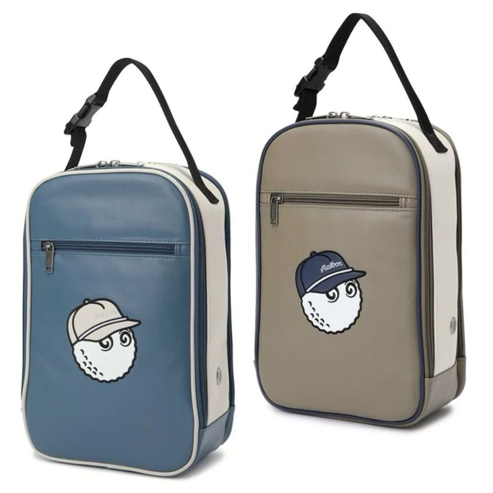 New MALBON Golf Shoe Bag Double‑Layer Handheld Storage Pouch